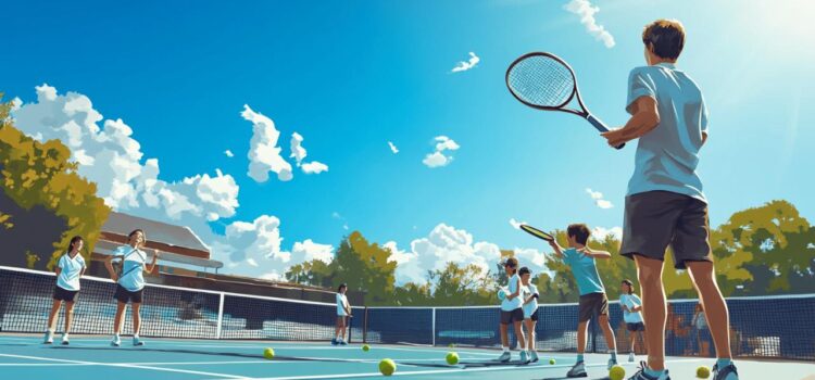 Comment devenir professeur de tennis ? Les defis et reussites d’un jeune professeur en club